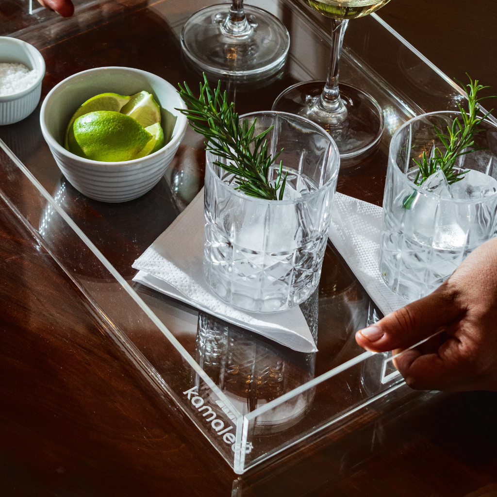 Azafate mediano Transparente