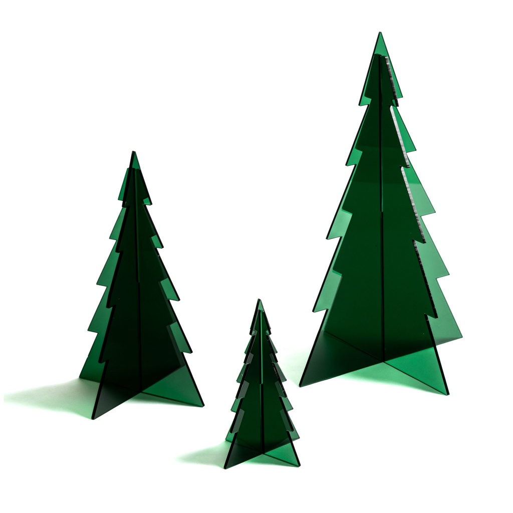 Set de arbolitos verde pequeño