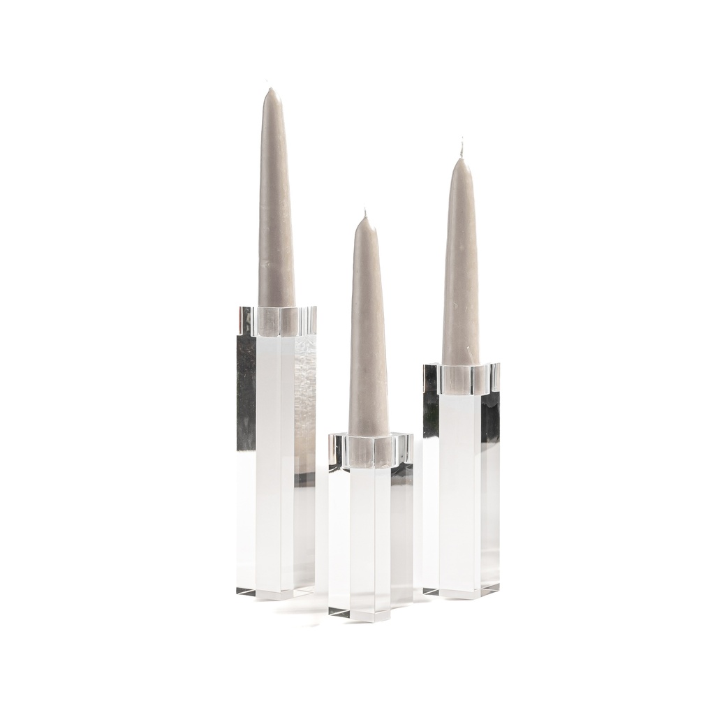 Set Candeleros Acrilicos