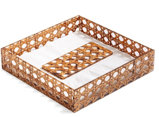 [SERVILLETERO-RATTAN-GRANDE- 066] Servilletero Grande con Rattan