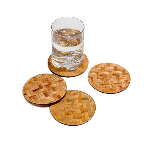 [PORTA VASOS-PETATE-9CM-006] Porta vasos Petate con acrílico