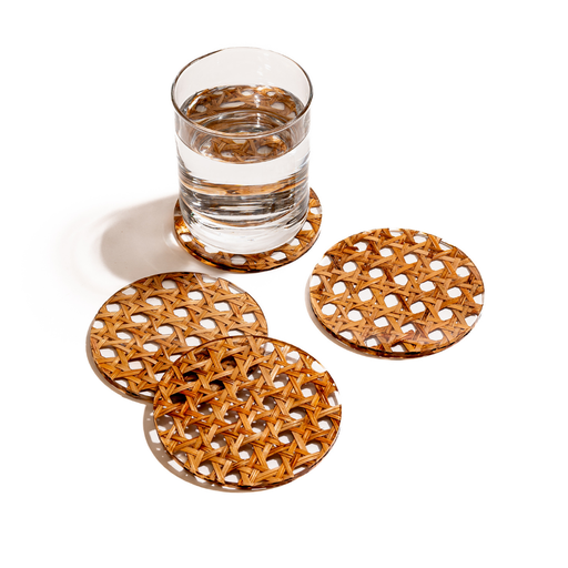 [PORTA VASOS -RATTAN 9CM-007] Porta vasos Rattan