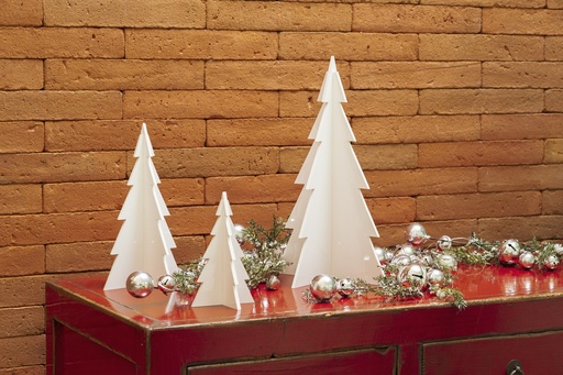 [SET-ARBOLITOS BLANCOS-PEQUEÑOS 078] Set de arbolitos blanco pequeño