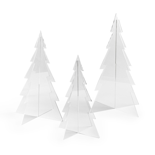 [SET-ARBOLITOS TRANSPARENTE-GRANDES 080] Set de arbolitos transparente grande