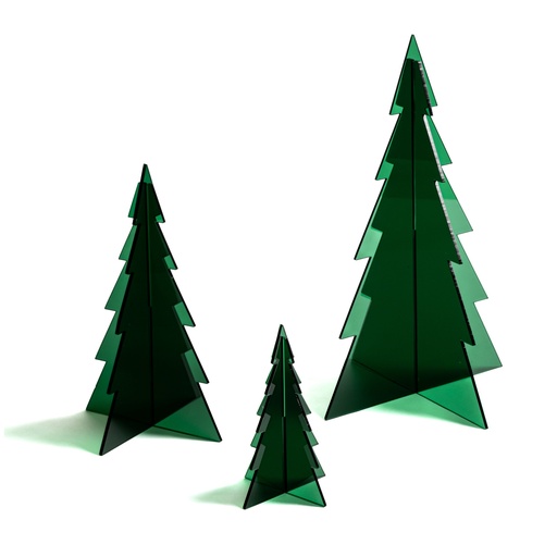 [SET-ARBOLITOS VERDE-PEQUEÑO 083] Set de arbolitos verde pequeño