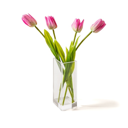 [FLOR-PRISMA-TRANSP-106] Florero Prisma Transparente