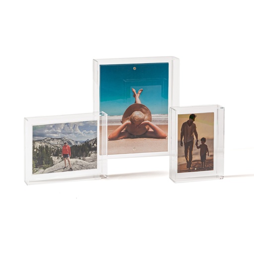 [MARCO-TRANS 8X10- 112] Marco Transparente Pared  8x10