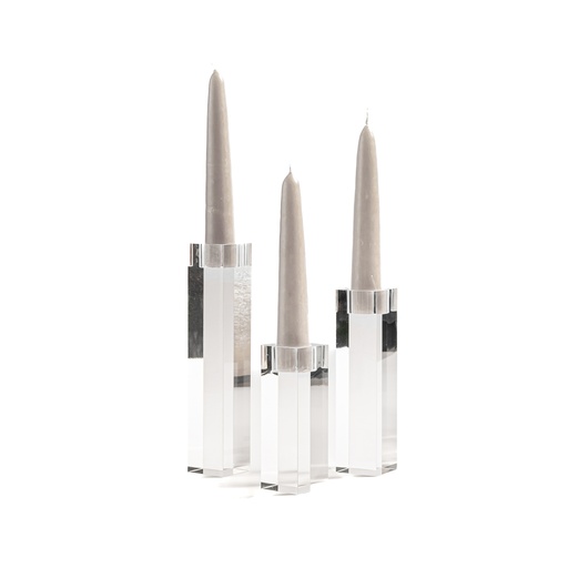 [SET-CAND-VELA-ACR-115] Set Candeleros Acrilicos