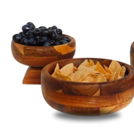 [BOWL-MADERA-CIRC- P - 125] Bowl de madera circular pequeño